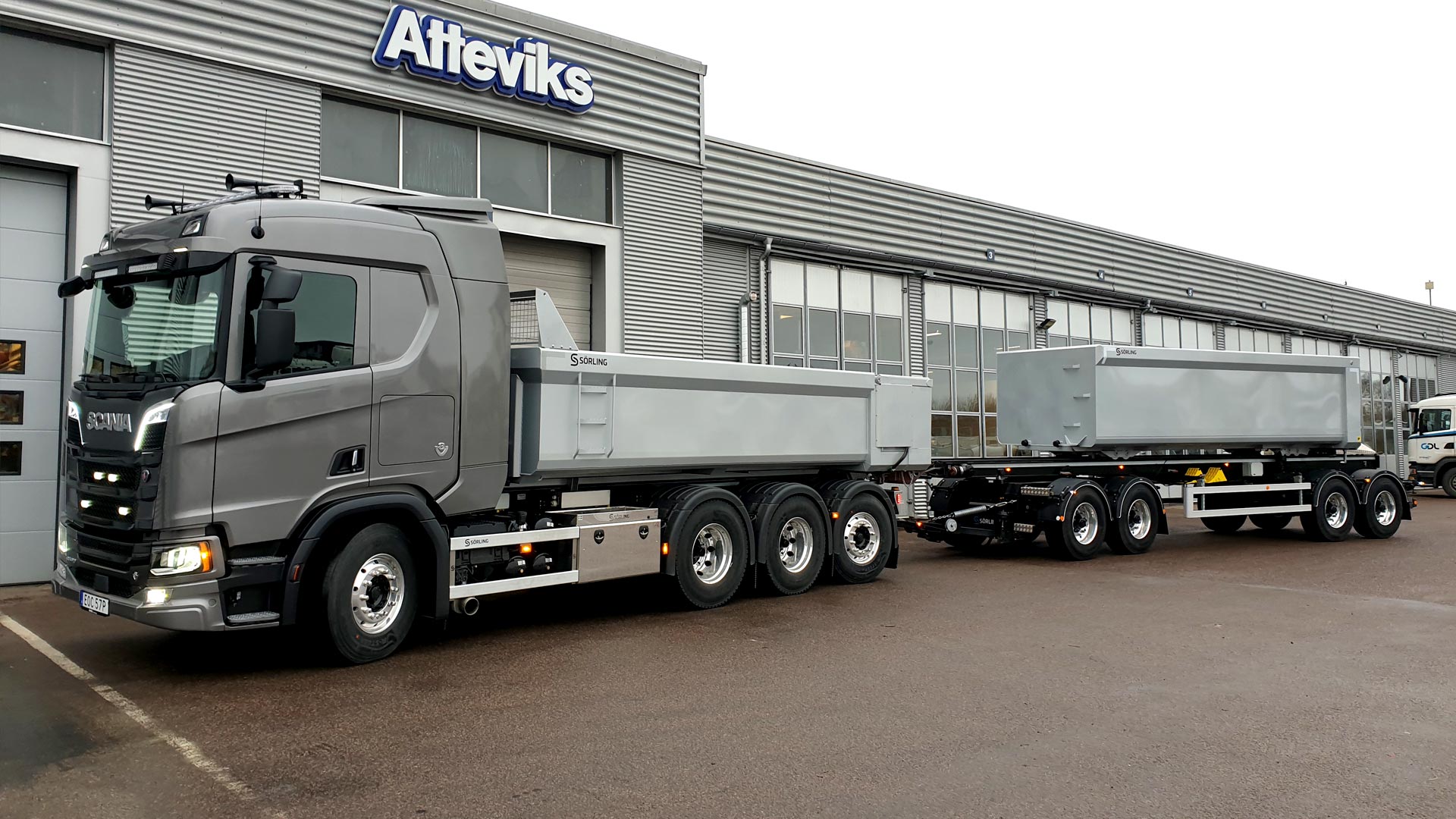 Ny Scanialastbil levererad till Salve Transportservice AB.