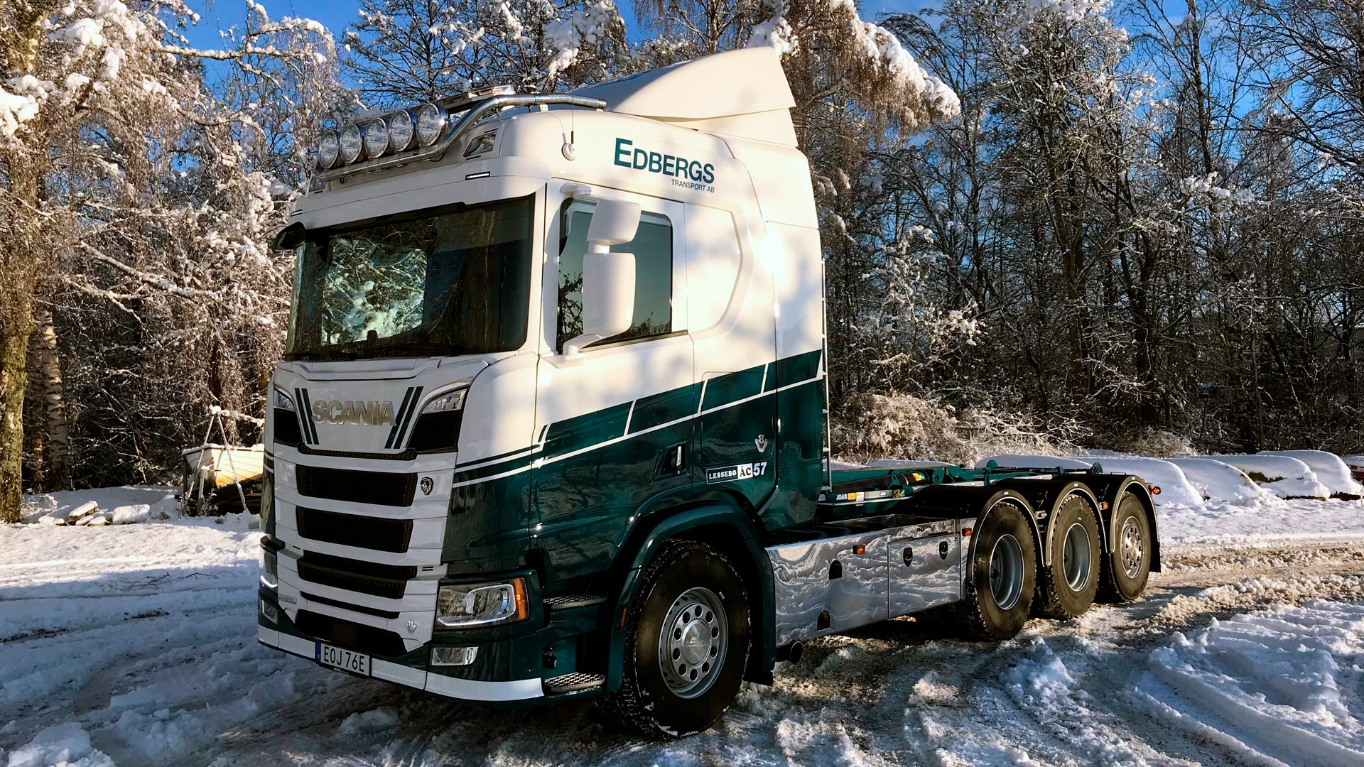 Ny Scanialastbil levererad till Vigo EdbergTransport AB.