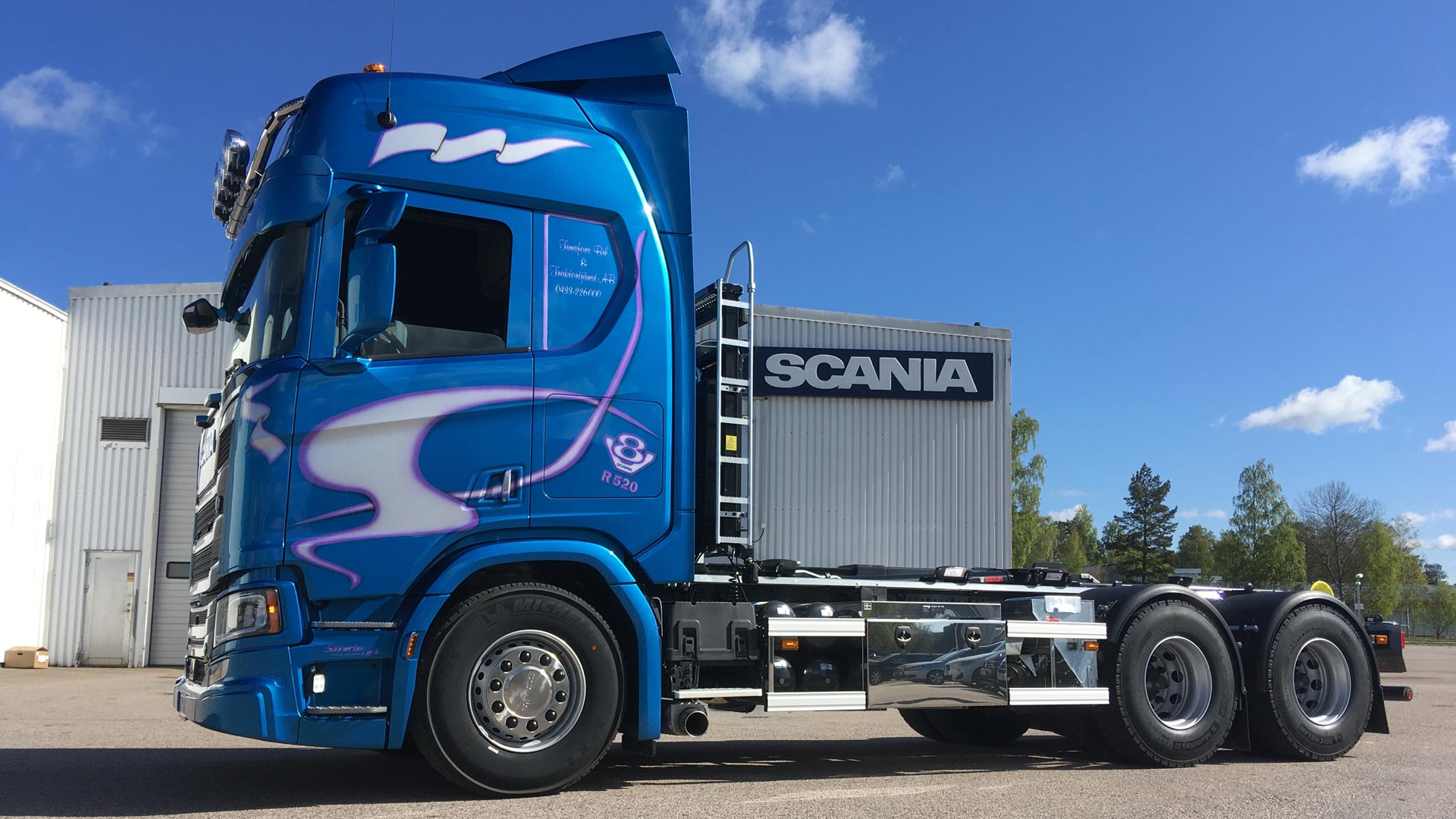 Ny Scanialastbil är levererad till Timsfors Bil & Traktortjänst AB.