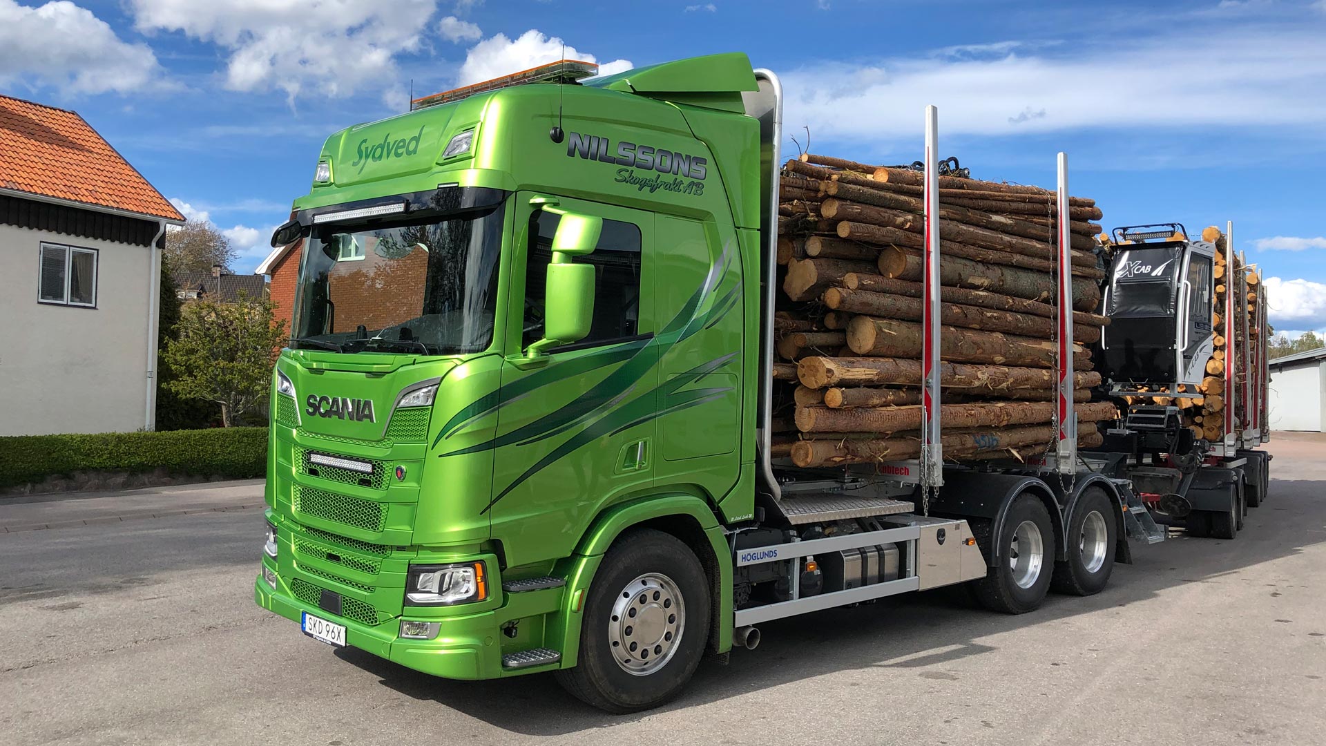Ny Scanialastbil är levererad till Nilssons Skogstransporter AB.