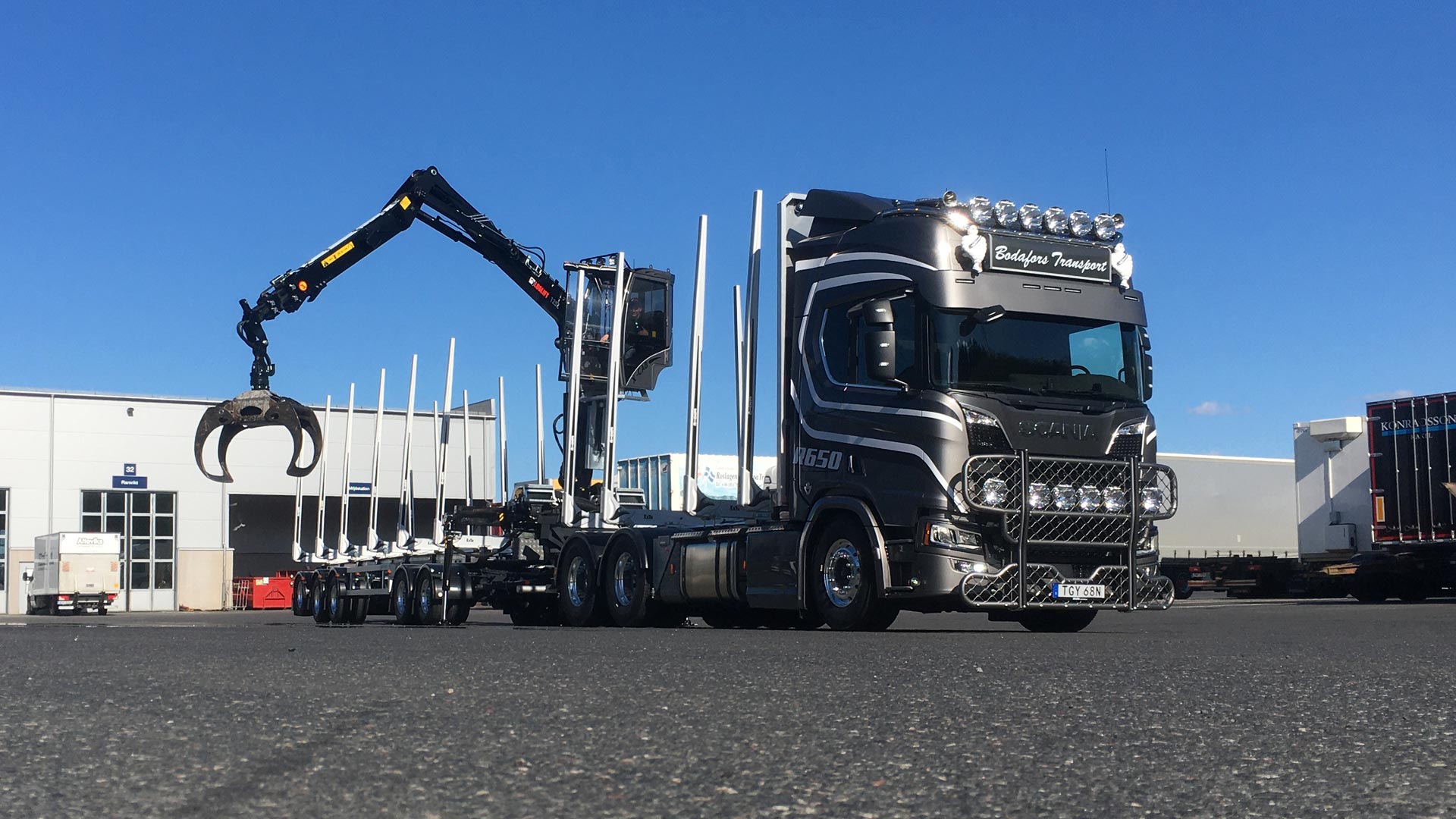 Ny Scanialastbil är levererad till Bodafors Transport AB.