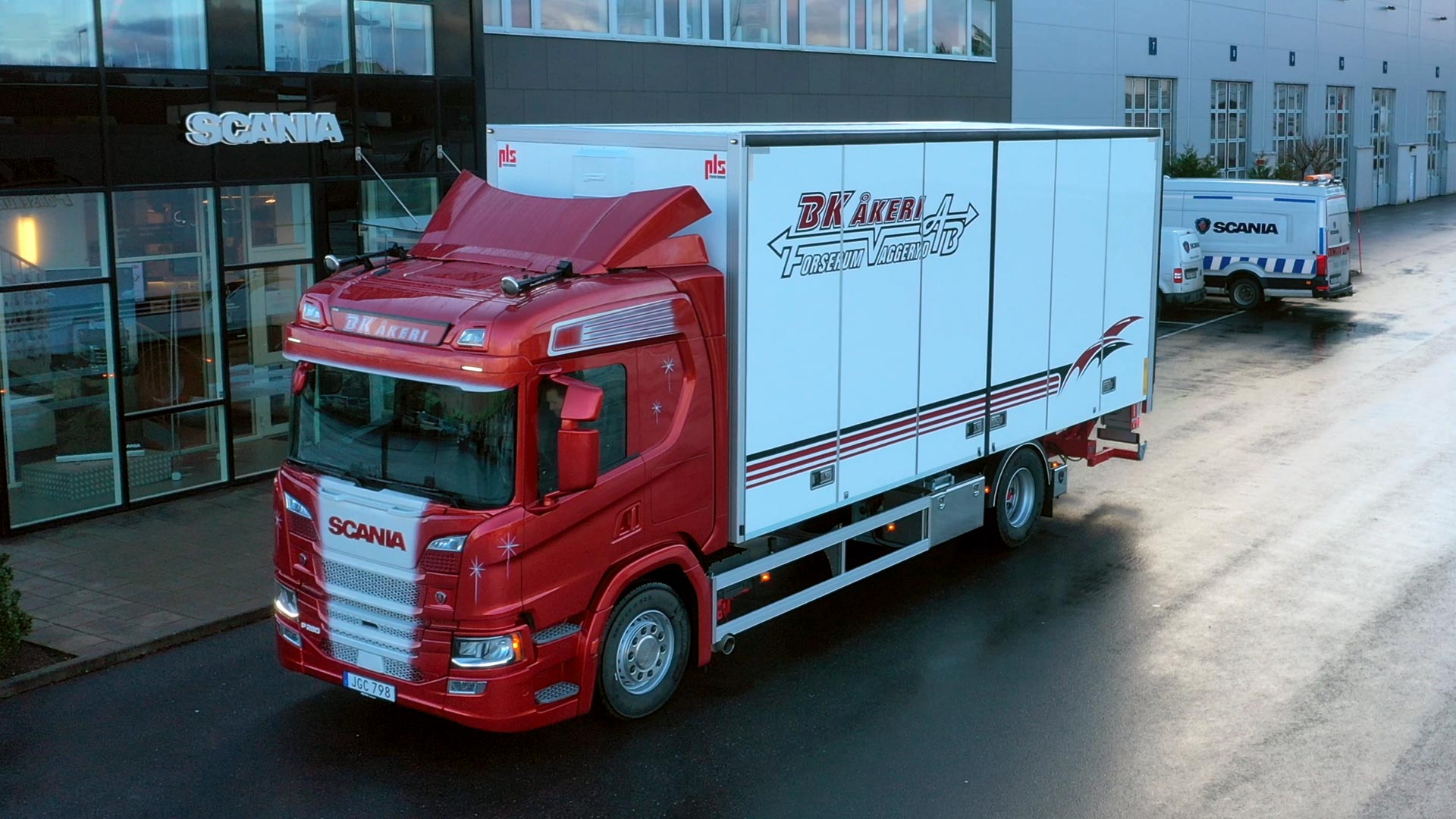 Ny Scanialastbil är levererad till BK Åkeri AB.