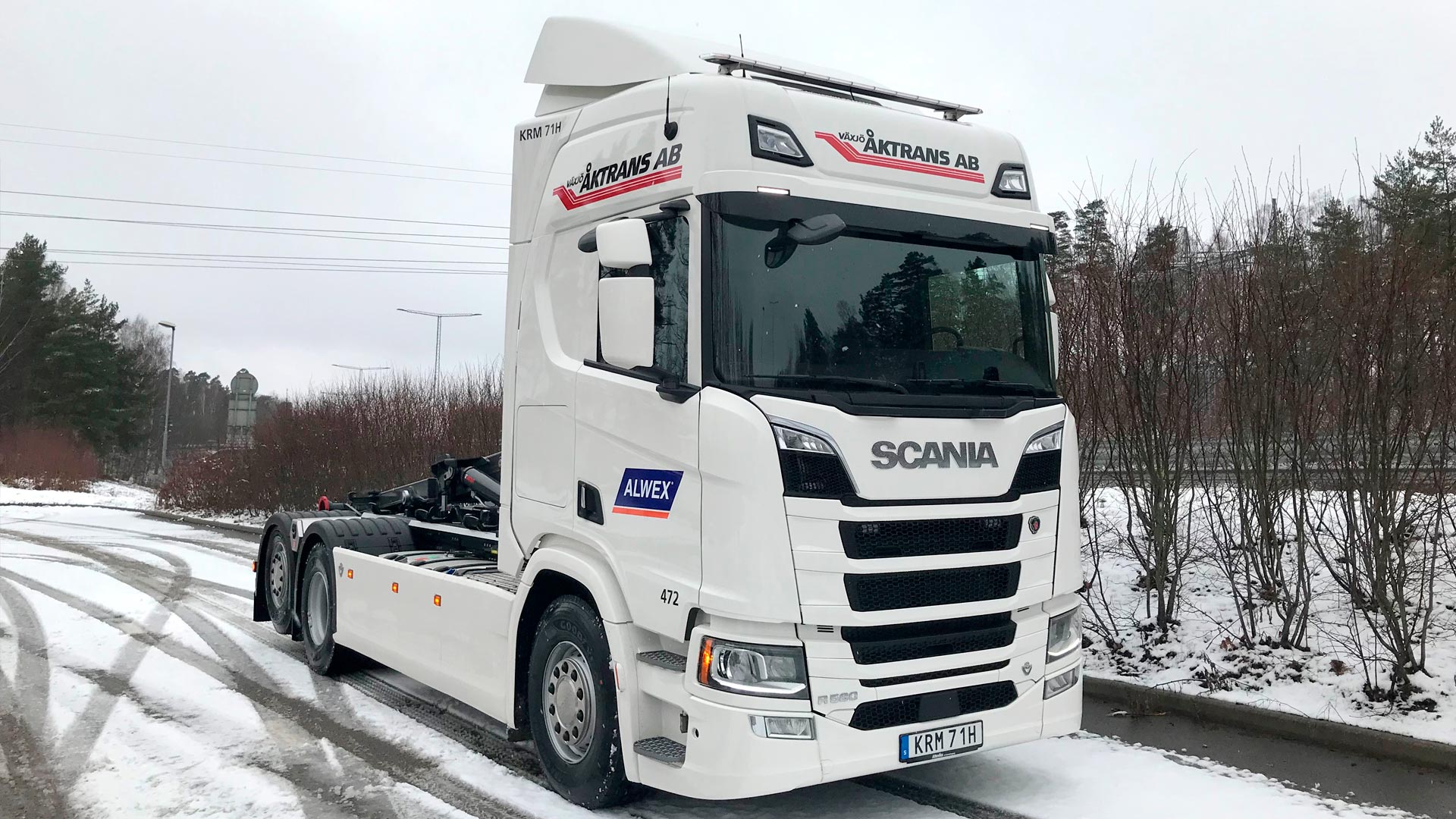 Ny Scanialastbil är levererad till Växjö Åktrans AB.