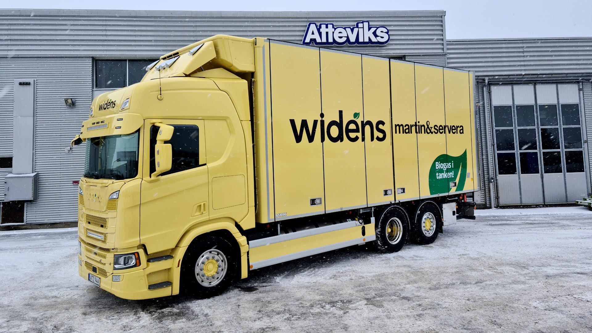 Ny Scanialastbil är levererad till Widéns Åkeri Kalmar AB.