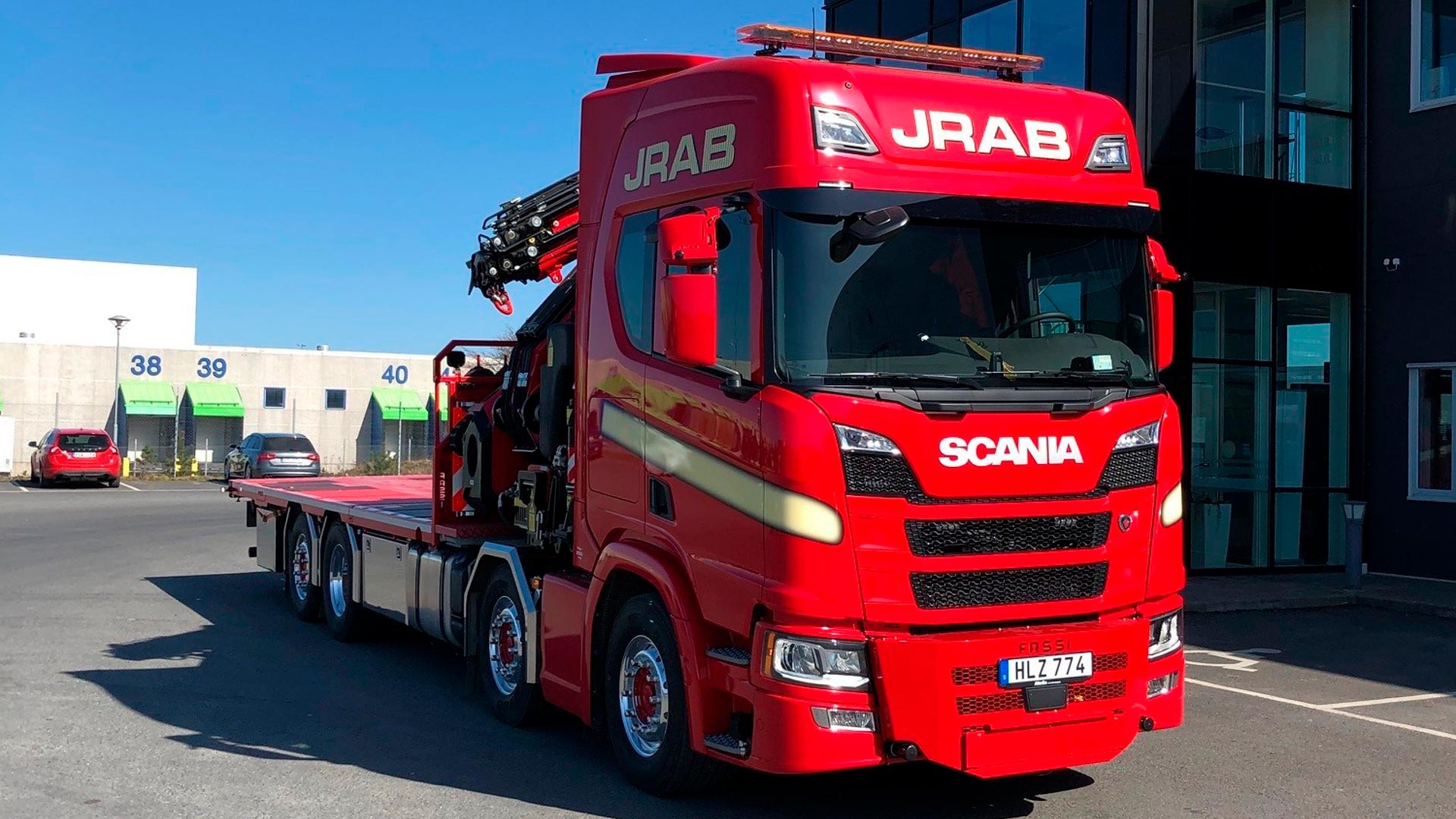 Ny Scanialastbil är levererad till JRAB.