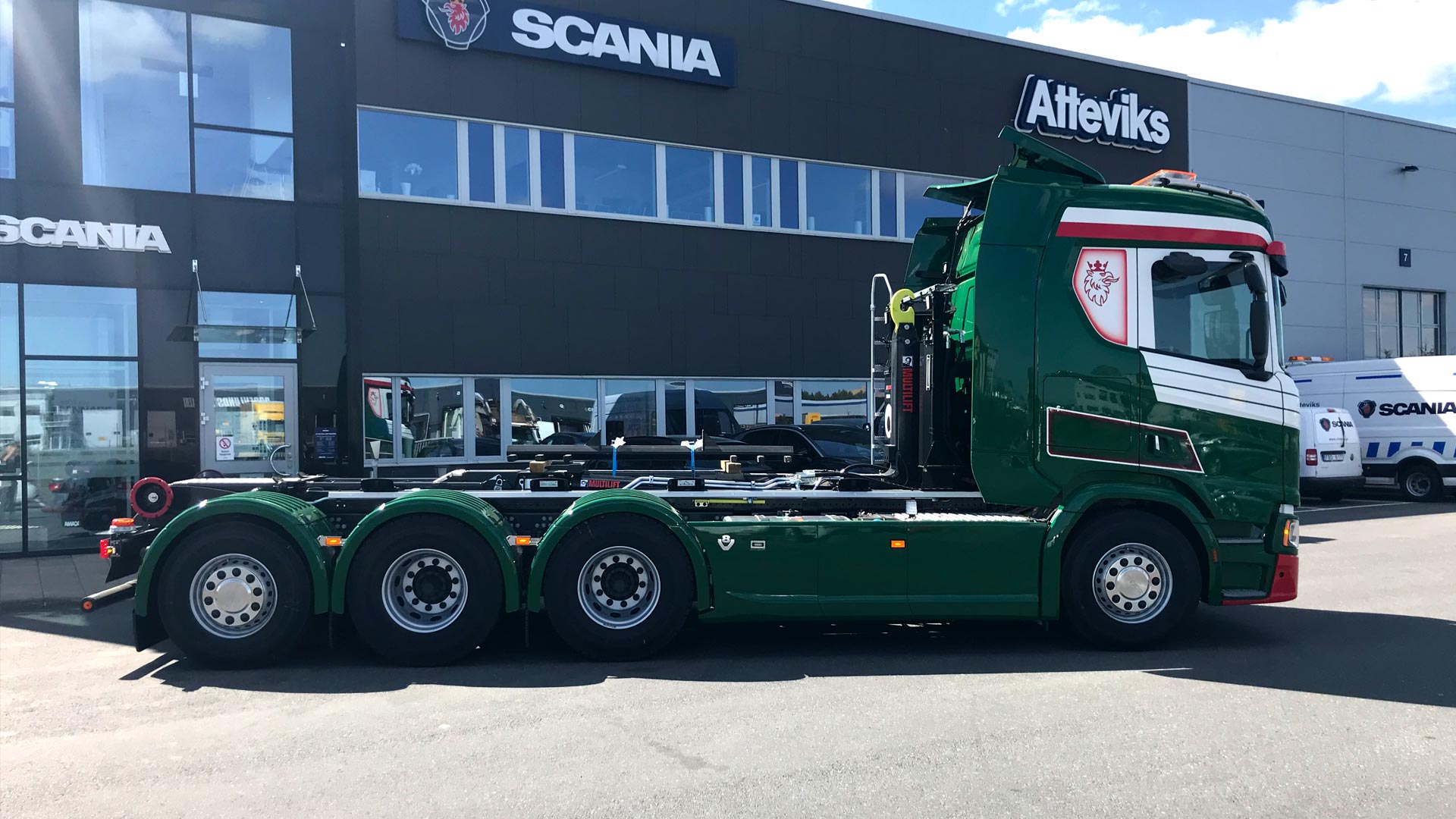 Ny Scanialastbil är levererad till Mullsjö Åkeri AB.