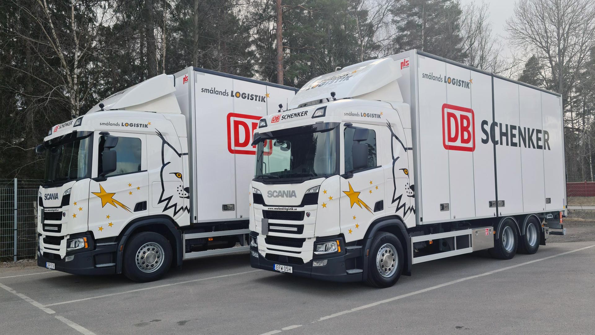 Nya Scanialastbilar är levererade till Smålands Logistik AB.