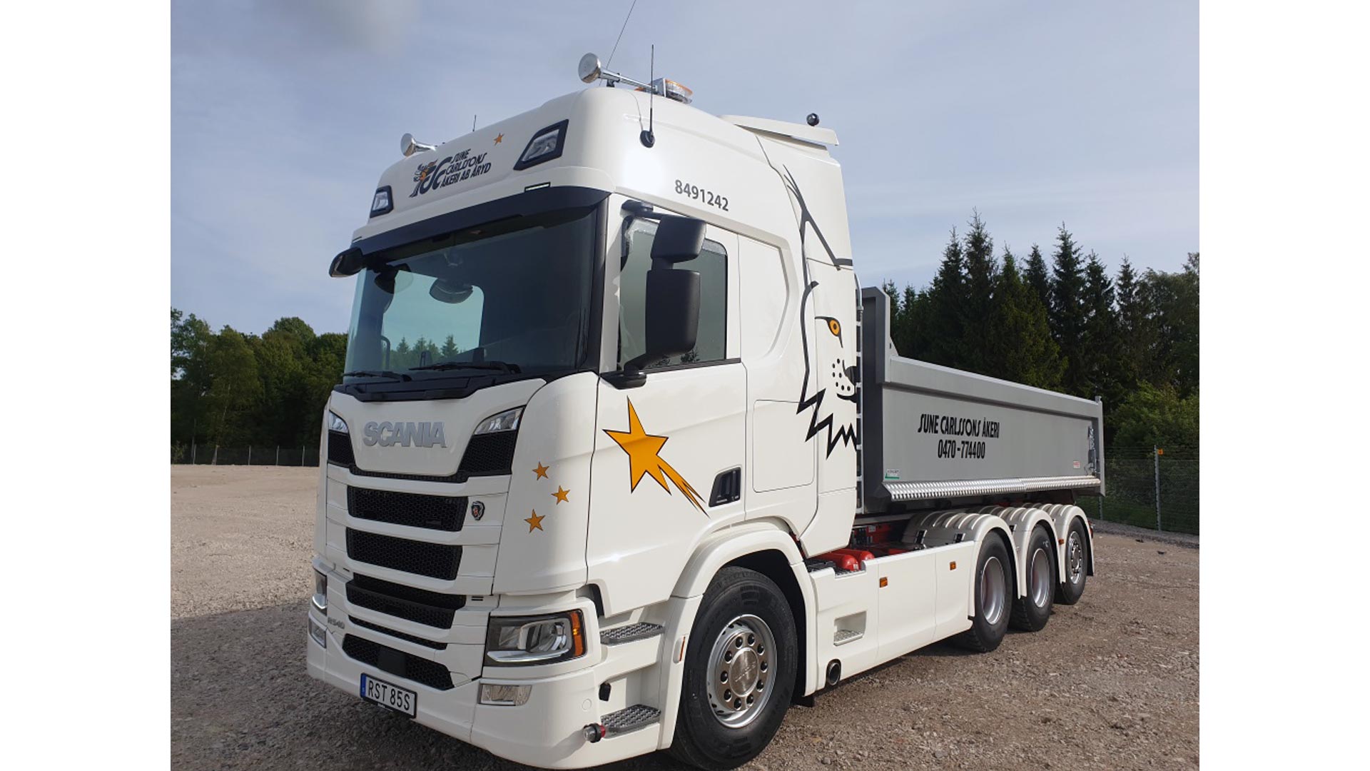 Ny Scanialastbil är levererad till Sune Carlssons Åkeri AB.