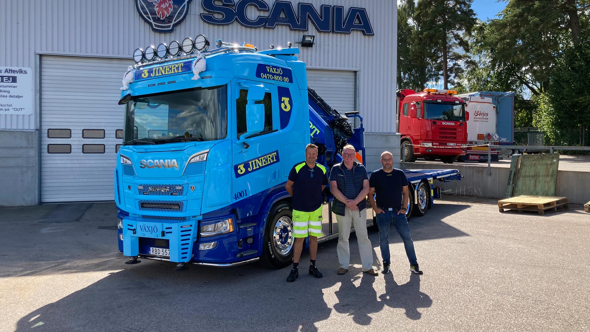 Ny Scanialastbil är levererad till Sven Jinert AB.