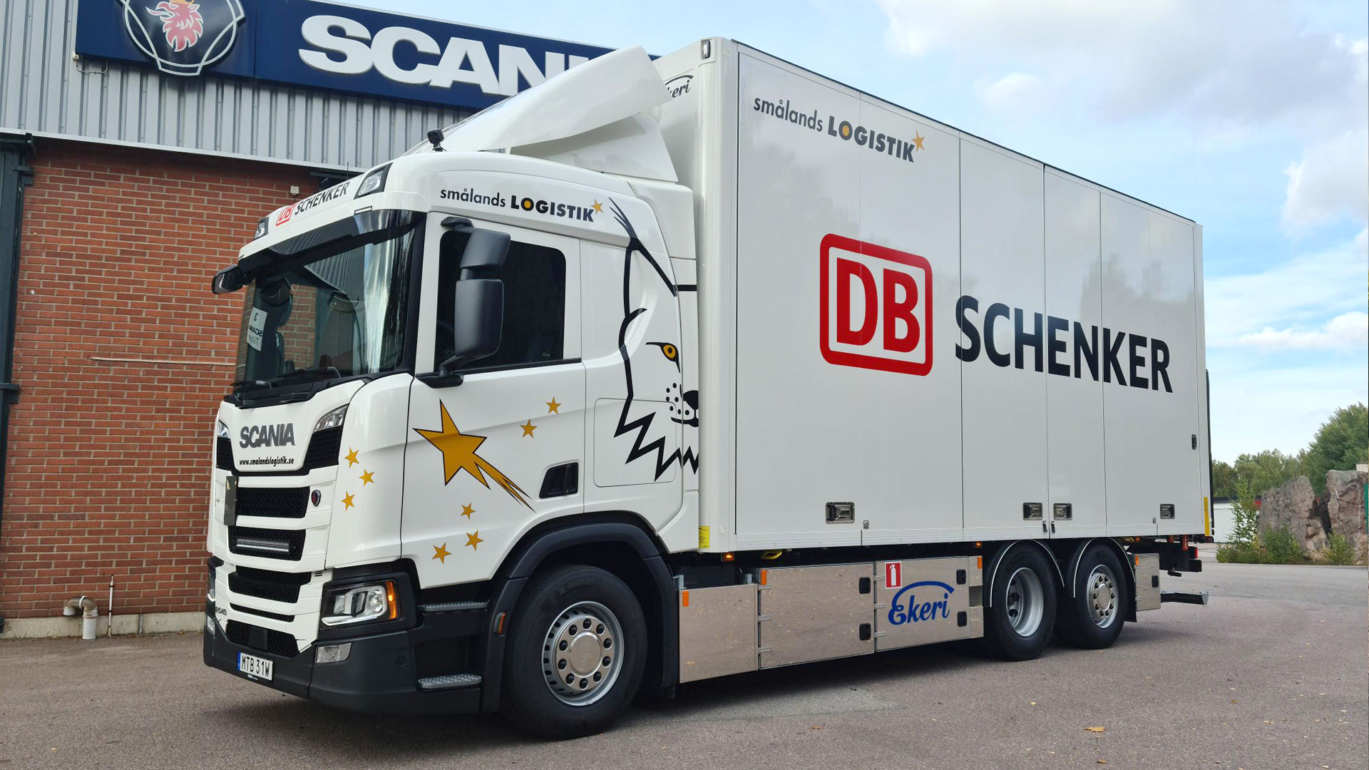 Ny Scanialastbil är levererad till Smålands Logistik AB.